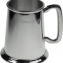Handmade Pewter One Pint Tankard