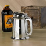Personalised Pewter Tankard With Lid