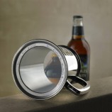 Personalised Handmade Glass Bottom Tankard